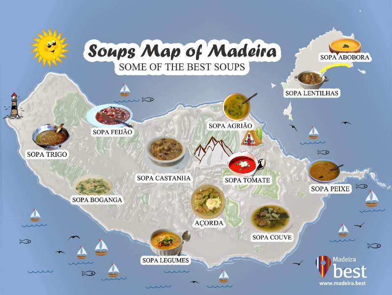 12 Sopas Tipicas da Ilha da Madeira